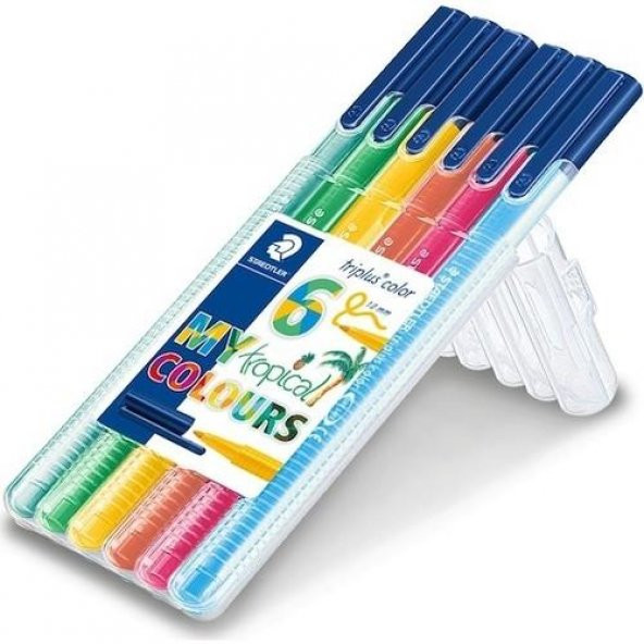 Staedtler Keçeli Kalem 6Lı Tropikal 323 Sb6Cs4