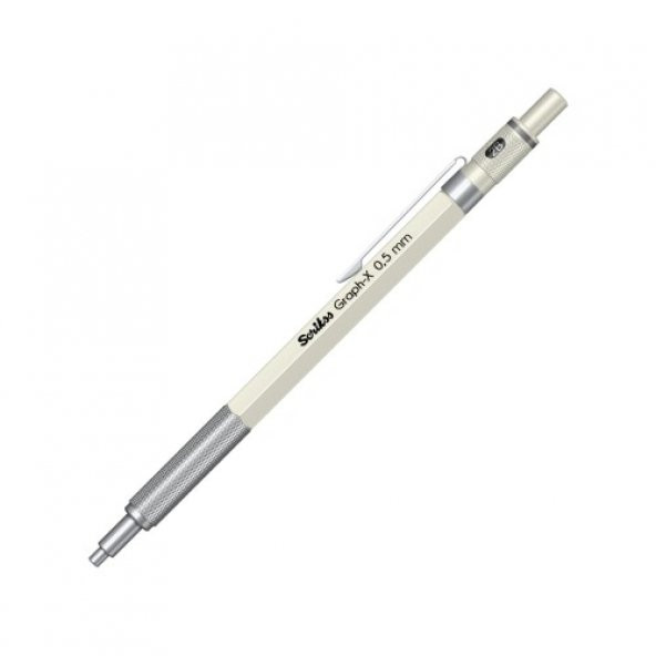 Scrikss Graph-X Metal Versatil Kalem 0.5 Mm Beyaz 3lü Set - 2