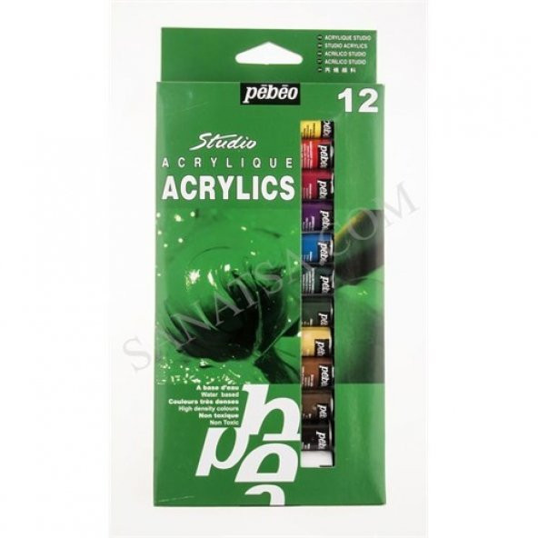 Pebeo Acrylic Studio Set 12 Renk Akrilik Boya - 2