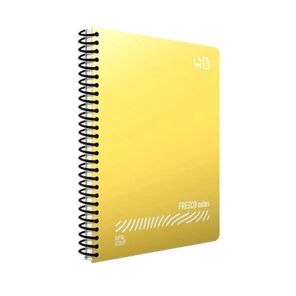 Gıpta Fresco 60 Yp. A4 Spiralli Pp. Kapak Defter Kareli
