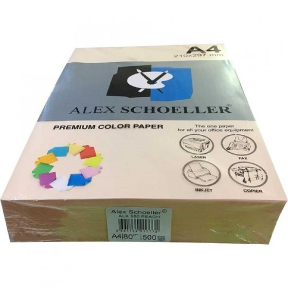 Alex Schoeller 550 A4 Fotokopi Kağıdı 500 lü Somon