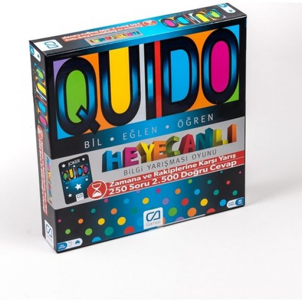 Ca Games Eğitici-Quıdo Board Game - 2