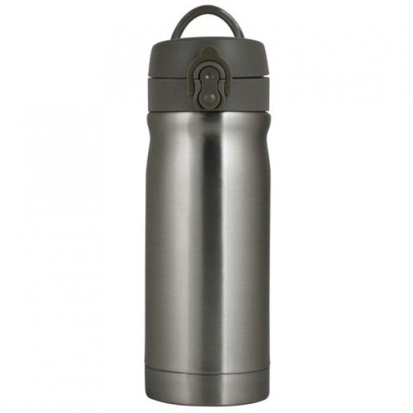 Çelik İçli Matara 350ml Metalik Gri - 1