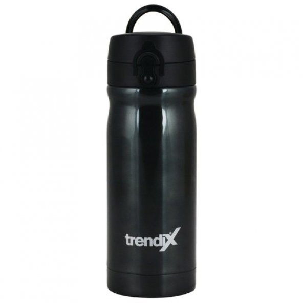 Çelik İçli Termos Matara 350ml Siyah