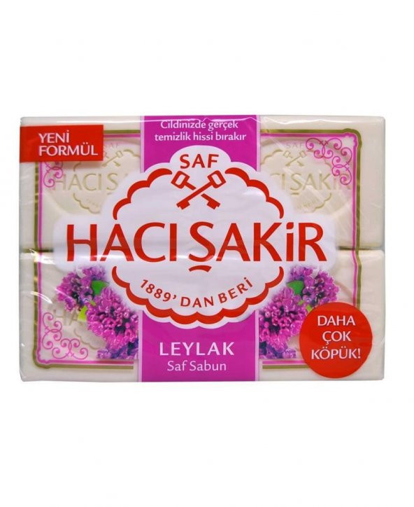 Hacı Şakir Leylak Kalıp Sabun 4x150GR
