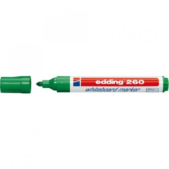 Edding 260 Beyaz Tahta Kalemi Kırmızı 5li Paket