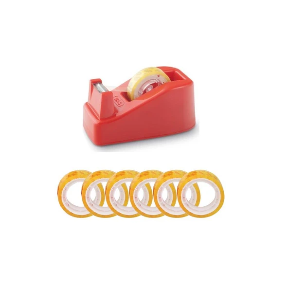 Mas 640 Fiesta Bant Kesici 20 mt. - 6 Adet Bant KIRMIZI ürün görseli 1