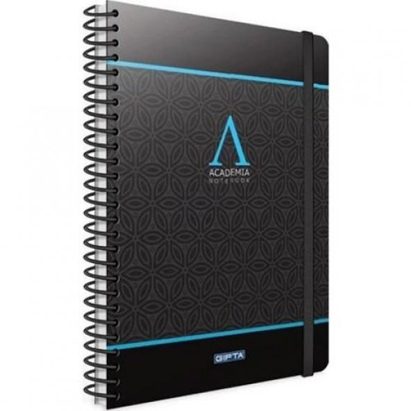 Gıpta Academia Spiralli Defter 17*24 120 Yp. Kareli