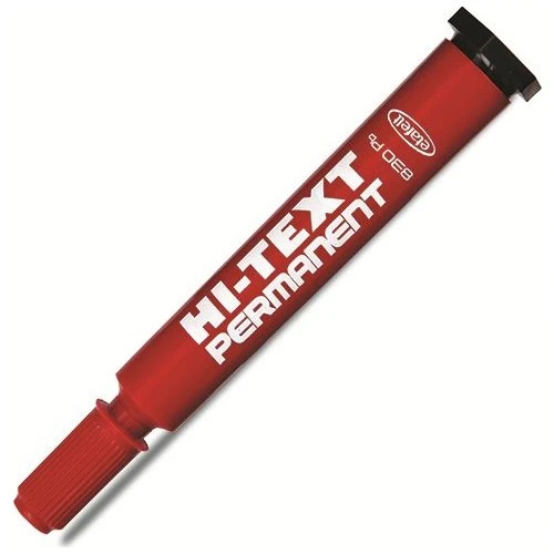 Hi-text 830 PBM Permanent Koli Kalemi Yuvarlak Uç Mavi - Resim 2