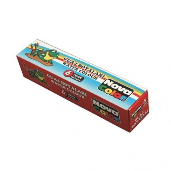 Nova Color Nc-113 Guaj Boya Şişe 6 Renk - 1