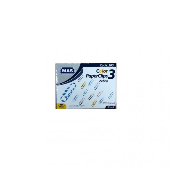 Mas 285 Renkli Zebra Ataş