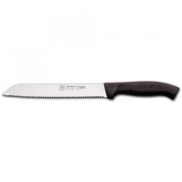 Sürbisa 61201 Tırtıklı Ekmek Bıçağı Lazerli Bileme 25 Cm (Pimsiz)