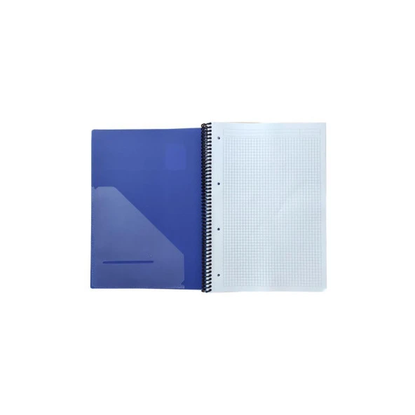 Gıpta Chromo 140 Yp. A4 Spiralli Pp. Kapak Defter Kareli