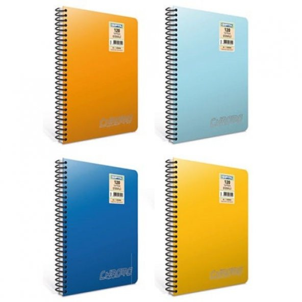 Gıpta Chromo 40 Yp. A4 Spiralli Pp. Kapak Defter Çizgili