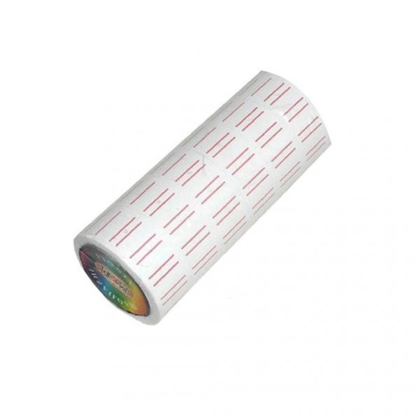Tanex Fiyat Etiketi Çizgili 12 mm x 21 mm 6 Adet