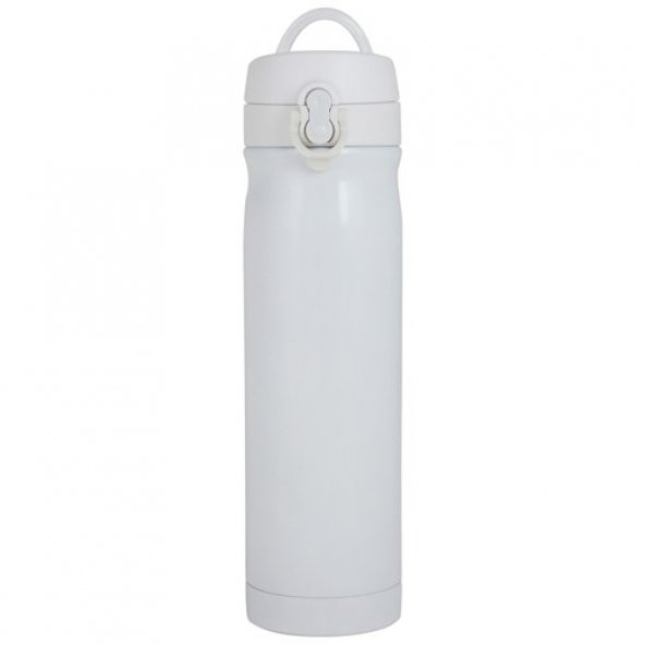 Çelik İçli Matara 500ml Beyaz