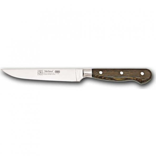 Sürbisa 61003-Y.M Yöresel Mutfak Bıçağı Ahşap Sap 12,5 Cm (Pimli)