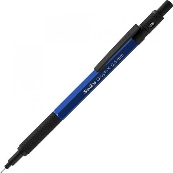 Scrikss Graph-X Metal Versatil Kalem 0.5 Mm Mavi