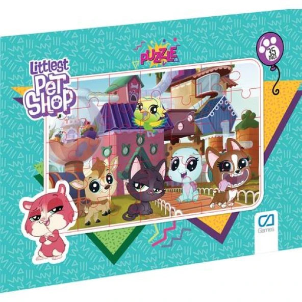 Ca Games Littlest Pet Shop 35 Parça Puzzle Yapboz 5019