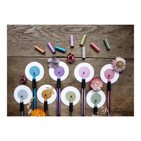 Schneider Metalik Marker 1-2 mm 8li Set 020 - Resim 2