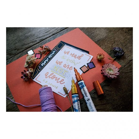 Schneider Metalik Marker 2 mm 4lü Set 011 - Resim 3