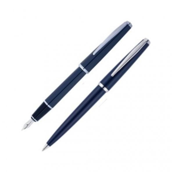 Scrikss Dolmakalem+Tükenmez 33 Lüks Kutulu Lacivert ürün görseli