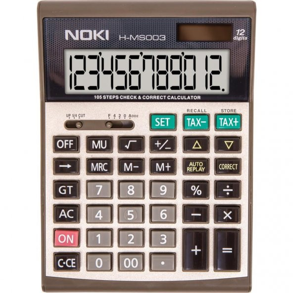 Noki Hesap Makinesi 12 Hane H-Ms003