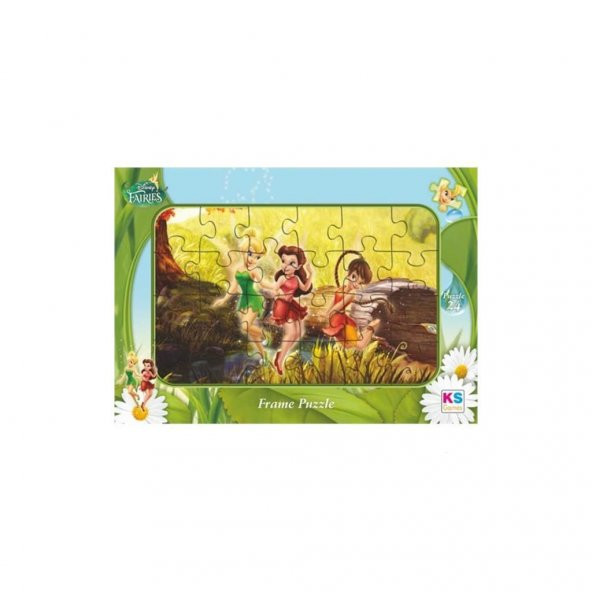 KS Games Disney Fairies - Frame Puzzle (Yapboz) 24 Parça