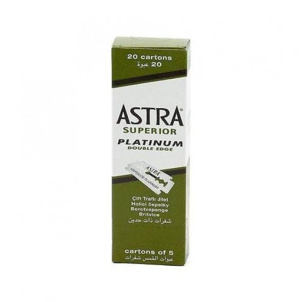 Astra Çift Taraklı Tüm Jilet 20*5 100 Adet