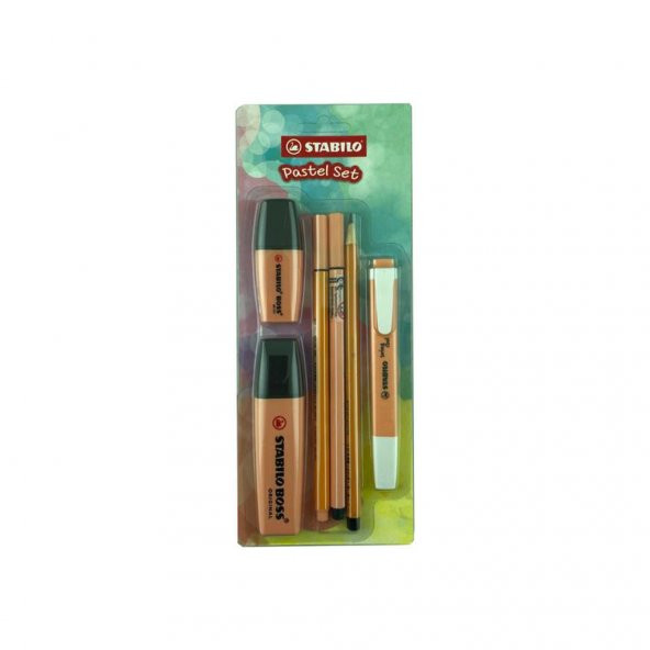 Stabilo Tek Renk Pastel Set 6lı Turuncu 70/126-6