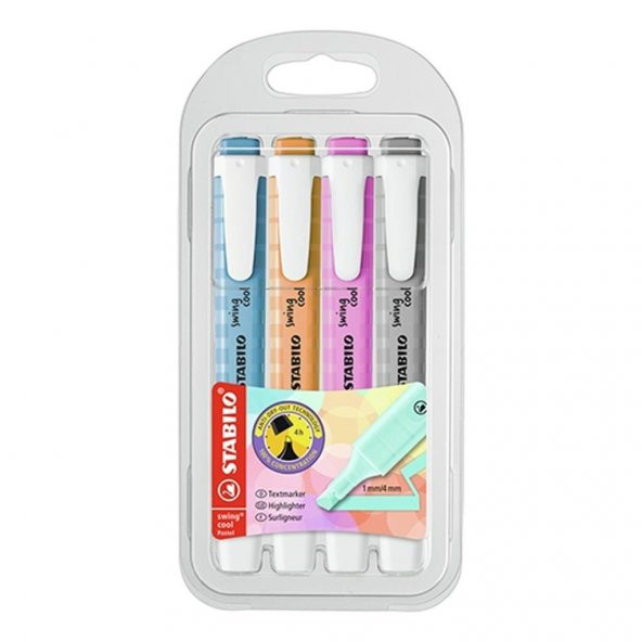Stabilo Swıng Cool Pastell 4lü 275/4-08-02
