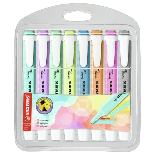 Stabilo Swıng Cool Pastell 8'li 275/8-08-02 ürün görseli 1