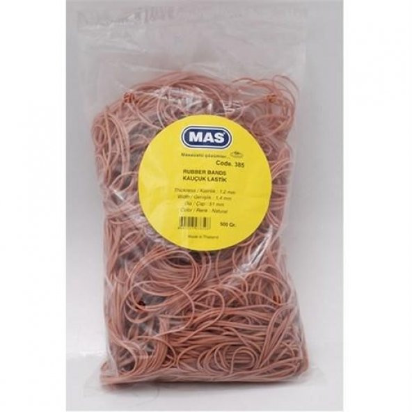 Mas 385 Midi Ambalaj Lastiği 80 Kauc.(500 Gr.Pşt), -K-