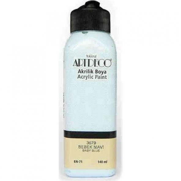 Artdeco Akrilik Boya 140 Ml Bebek Mavi Y-070R-3679