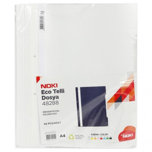 Noki Eco Telli Dosya 4828-010 50Li Beyaz