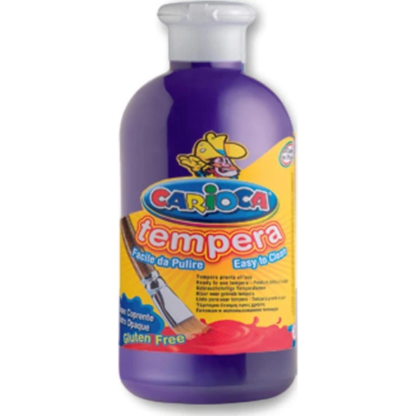 Carioca Tempera Suluboya Süper Yikanabilir Mor 500 Ml.