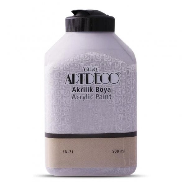 Artdeco 3647 Akrilik Boya 500 ml Gri ürün görseli 1