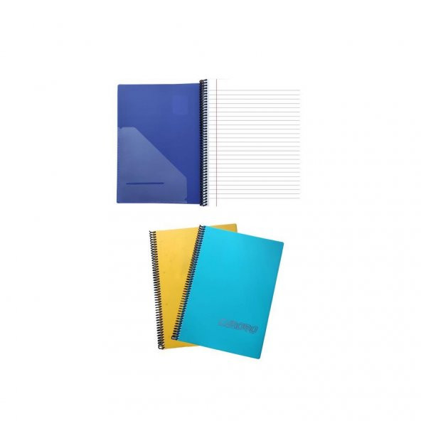 Gıpta Chromo 80 Yp. A4 Spiralli Pp. Kapak Defter  Çizgili 2li
