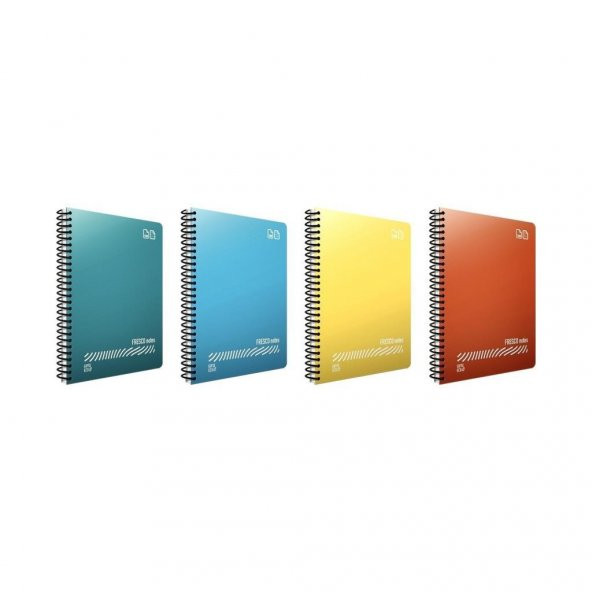 Gıpta Fresco 60 Yp. A4 Spiralli Pp. Kapak Defter Çizgili 4LÜ