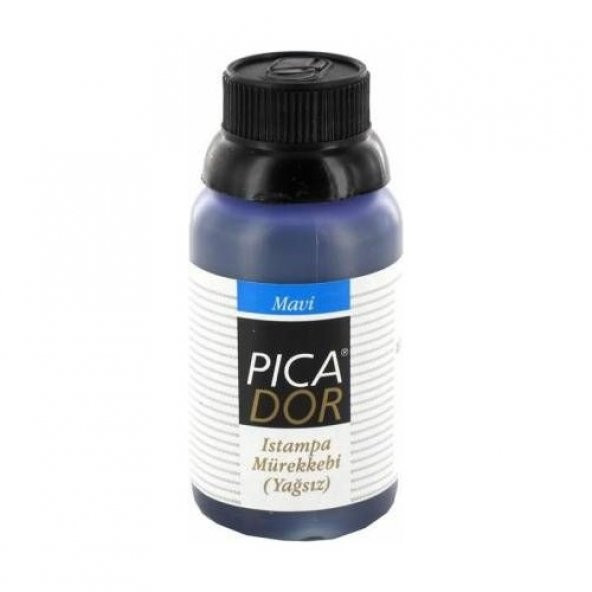 Picador Istampa Mürekkebi 30 cc Renk - Siyah KE-001 - 3