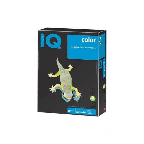 Mondi Iq Ne1341-Og52 Renkli Kağıt A4 80Gr/500 Siyah ürün görseli 1