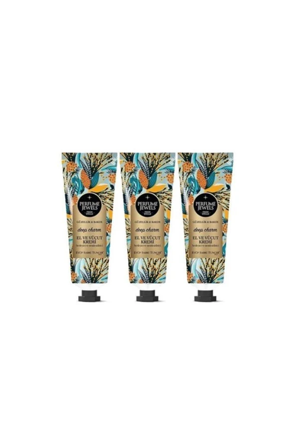 Eyüp Sabri Tuncer Perfume Jewels Deep Charm El Kremi 50ML x 3 Adet
