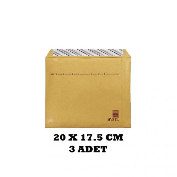 Asil CD 20 x 17.5 Cm Formula Hava Kabarcıklı Zarf No : AS-9110 3LÜ