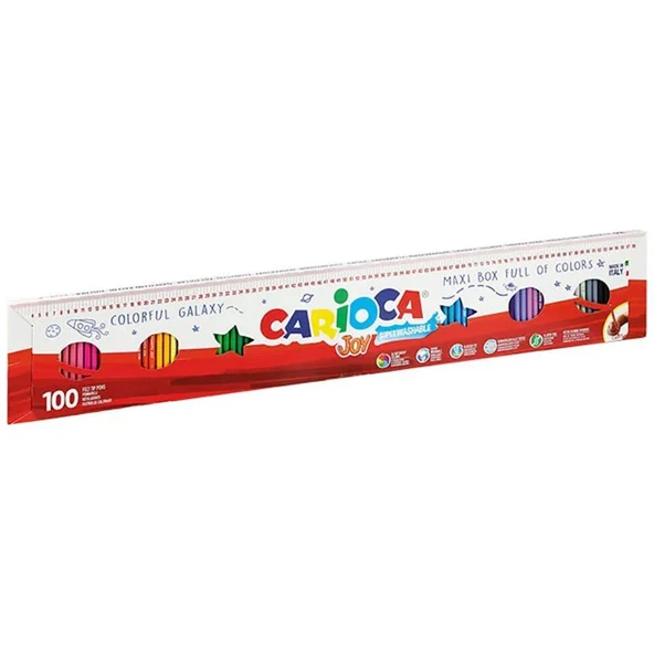 Carioca Joy Süper Yıkanabilir Keçeli 100 Adet Boya Kalemi 41019 - 1