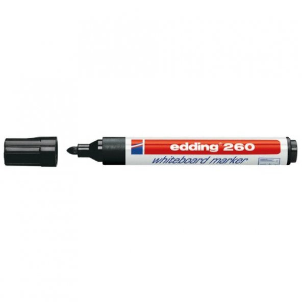 Edding 260 Beyaz Tahta Kalemi Siyah Edn-Ed26001 - Resim 2