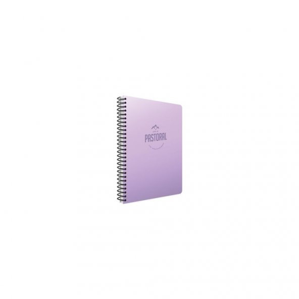 Gıpta Pastoral 17X24 Spiralli Plastik Kapak Defter 72 Yaprak Çizgili