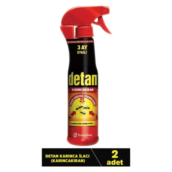 Detan Karıncakıran Mikro Kristal Teknolojisi - 250 ml x 2 Adet