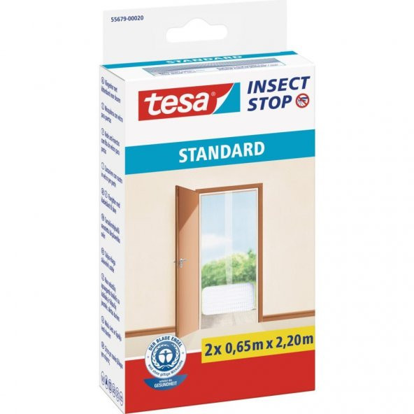 Tesa 55679 Kapı Sineklik 2 Adet 0,65M x 2,20M Beyaz Renk