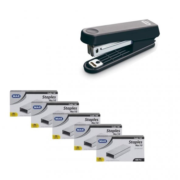 Mas 754 Zımba Makinesi Basic  Siyah + 5 Adet Zımba Teli ürün görseli