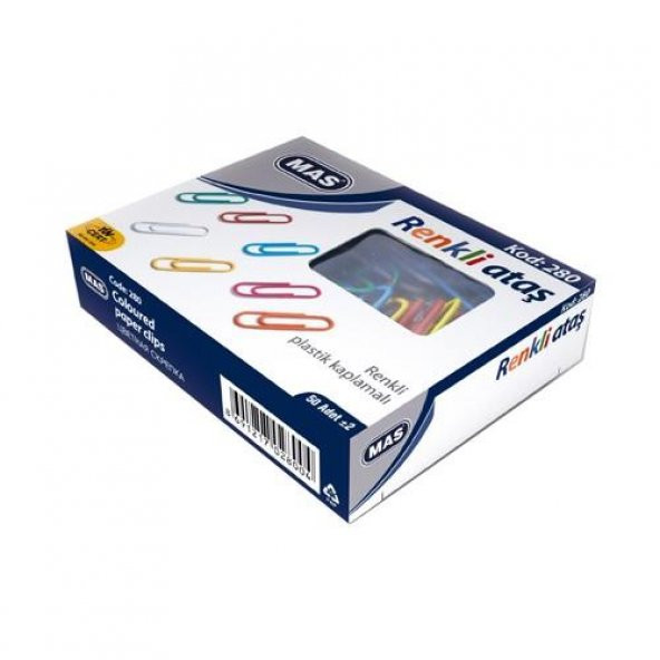 Mas 280 PLS Renkli Ataç ( Pvc Kaplı ) 28 Mm